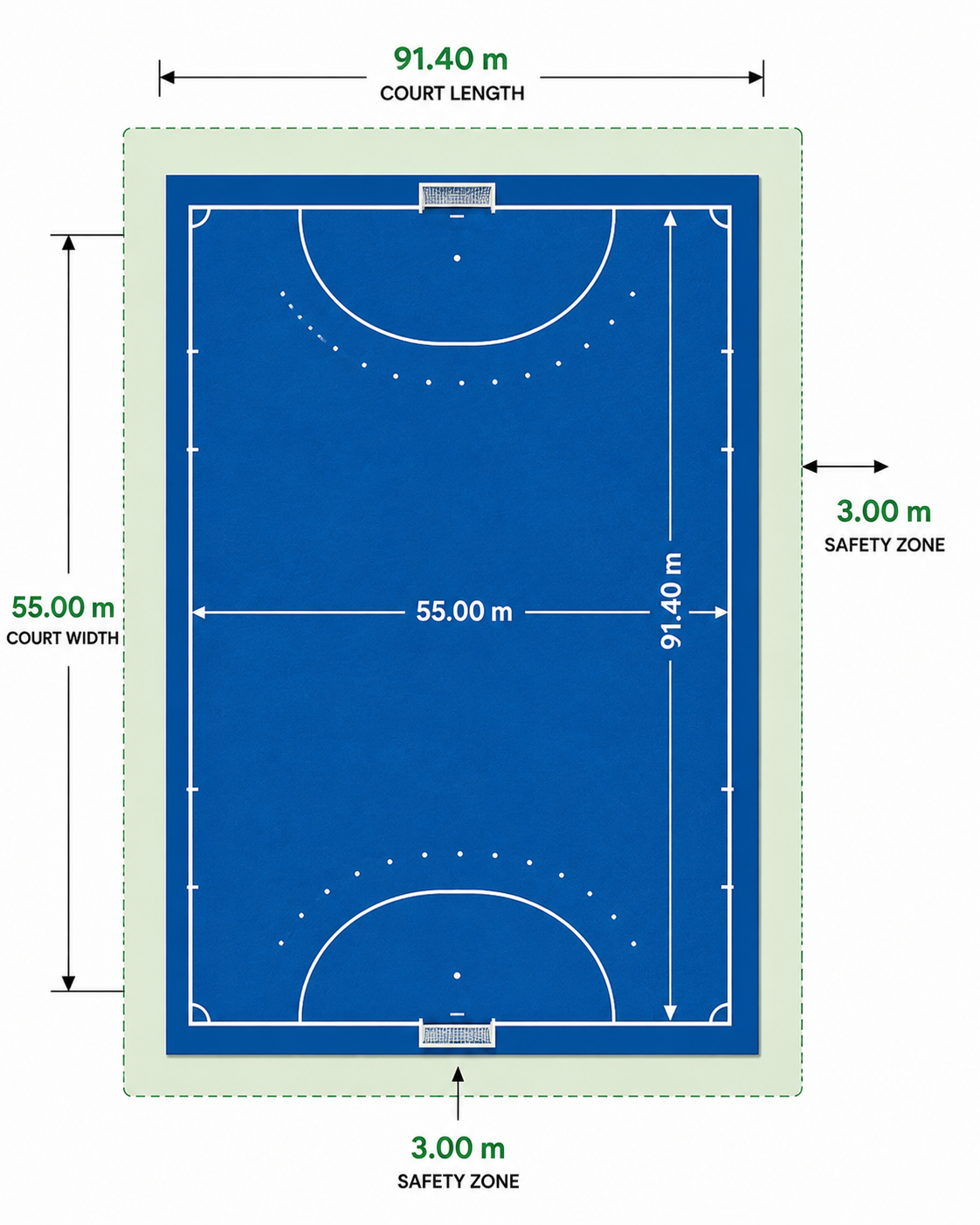 Hockey Pitch Blueprint